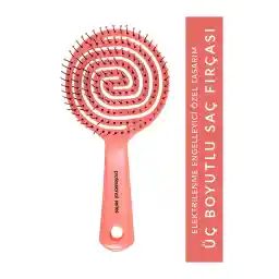 شانه برس موی سه بعدی organiflex Pro (صورتی)