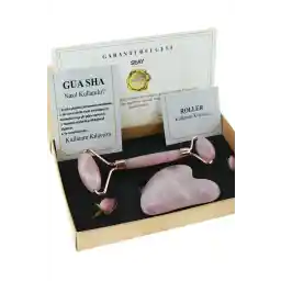 ست ابزار ماساژ صورت سی پینک کوارتز کوارتز و ست ابزار ماساژ صورت سنگ طبیعی سنگ طبیعی ممتاز