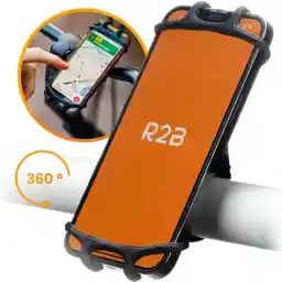 نگهدارنده تلفن دوچرخه R2B® - چرخش 360 درجه - دوچرخه نگهدارنده تلفن همراه - لوازم جانبی - پایه تلفن دوچرخه - پایه دوچرخه - مدل روتردام