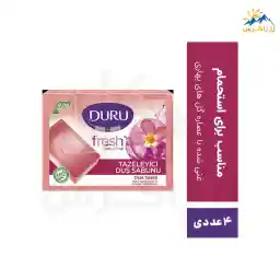 صابون استحمام عصاره گل های بهاری 4 عددی دورو