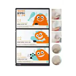 نوار بینی 3 مرحله ای Missha برای جوش های سر سیاه بسته بینی 3 مرحله ای APIEU Goblin