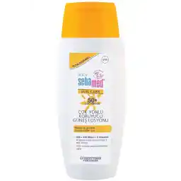 لوسیون ضدآفتاب ضدآفتاب سبامد Baby Sun Care SPF 50+ همه کاره 150 میلی لیتری