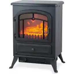 شومینه برقی MOA - شومینه تزئینی کلاسیک - بخاری - اجاق گاز - ایستاده - مشکی - ES180