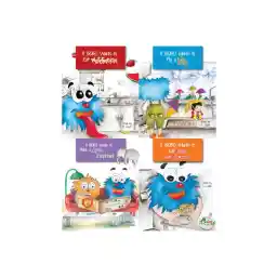 مجموعه LCF Bobo از 4 داستان صوتی انگلیسی (با کد QR)