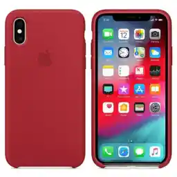 قاب محافظ سیلیکونی اپل آیفون Apple iPhone X/XS Silicone Case Red