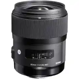 لنز سیگما دست دوم Sigma 35mm f/1.4 DG HSM Art for Canon(جعبه دارد)