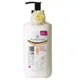 کرم مرطوب کننده دست و صورت باربارا حاوی روغن آرگان مخصوص پوست معمولی حجم 375 میل