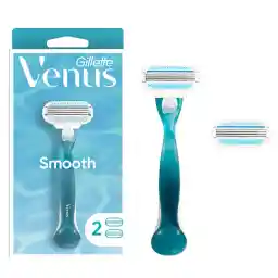 خود تراش سه تیغه ژیلت مدل Venus Smooth به همراه دو یدک