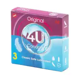 کاندوم کلاسیک فور یو بسته 3 عددی