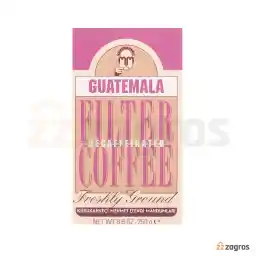 قهوه فیلتر شده بدون کافئین گواتمالایی مهمت افندی 250 گرم