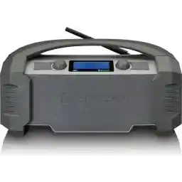 Lenco ODR-150GY - رادیو DAB با بلوتوث® و ورودی AUX - خاکستری