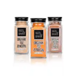 ست پربیوتیک ادویه ارگانیک گوزل آدا گیدا با نمکدان