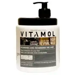 ماسک مو ویتامول بدون آبکشی مدل جعبه دار حاوی خاویار حجم 1000 میل