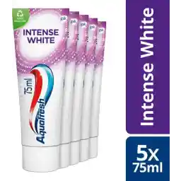 Aquafresh Intense White - خمیر دندان - بسته ارزشی - 5x75ml