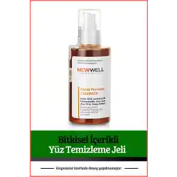 ژل پاک کننده صورت New Well Herbal Content (همه انواع پوست) 200 میلی لیتر