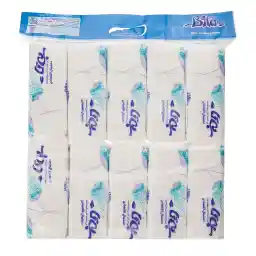 دستمال کاغذی 100 برگ بی تا مدل White بسته 10 عددی