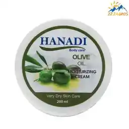 کرم مرطوب کننده روغن زیتون هانادی حجم 200 میل