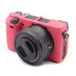 کاور دوربين ژلهای سرخابی مشابه اصلی Sony A6500 Cover