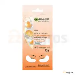 ماسک ورقه ای زیر چشم گارنیر حاوی پرتقال و هیالورونیک اسید تک عددی