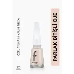 لاک ناخن براق مرواریدی فلورمار (صورتی) - مینا ناخن - 305 بژ لاته - 8682536035835