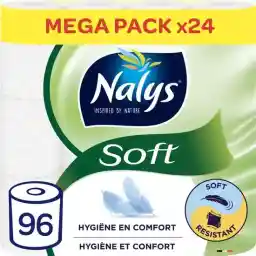 دستمال توالت نرم نالیس - 2 لایه - 96 رول