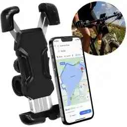 دوچرخه نگهدارنده تلفن iMoshion - دوچرخه، اسکوتر و موتور سیکلت نگهدارنده تلفن قوی - چرخش 360 درجه - پایه تلفن همراه - لوازم جانبی دوچرخه - مشکی