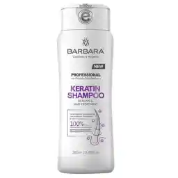 شامپو ترمیم کننده مو باربارا حاوی کراتین حجم 380 میل