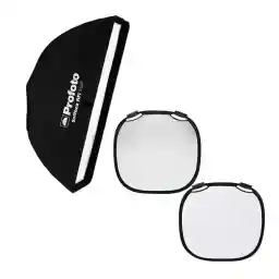 سافت باكس پروفوتو همراه زنبوری (Profoto Softbox RFi 1x3' (30x90cm+رفلکتور Silver/White M
