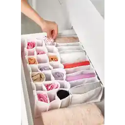 سازماندهی کشوی 31 محفظه سرستیل لانه زنبوری و سایز جیبی 42 x 32 x 11 سانتی متر