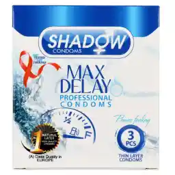 کاندوم تاخیری خاردار شادو مدل Max Delay بسته سه عددی