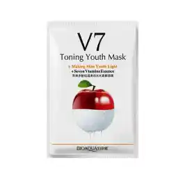 ماسک صورت بایوآکوا مدل Toning Youth Mask حاوی عصاره سیب حجم 25 میل