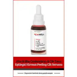 سرم لایهبردار قرمز جدید Well Aha & Bha Revitalizing & Skin Tone Equalizing Red Skin Skin 30 ml