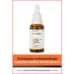 سرم زیر چشم کافئین روشن کننده ضد پف و بنفش جدید 30 میلی لیتر