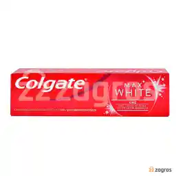 خمیر دندان سفید کننده کلگیت سری Max White مدل One حجم 75 میل