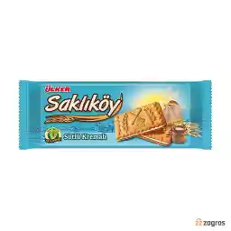 بیسکویت اولکر با کرم شیری مدل Saklikoy وزن 100 گرم