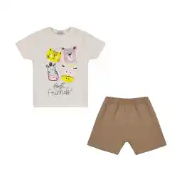 ست تی شرت و شلوارک بچگانه ایزی دو مدل 2181292000183