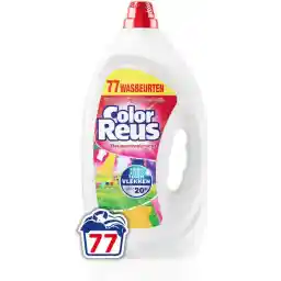 ژل رئوس رنگ - شوینده مایع - لباسشویی رنگی - بسته بندی عمده - 77 شستشو