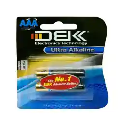 باتری نیم قلمی دی بی کی دو عددی DBK LR03 ultra Alkaline