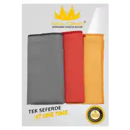 MissClean (3 تکه) پارچه شیشه و آینه میکروفایبر پارچه نظافت عمومی چند رنگ 40*40 سانتی متر