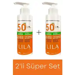 ضد آفتاب لیلا سافت 100 میلی لیتر 50 Spf Protection (2 عدد)