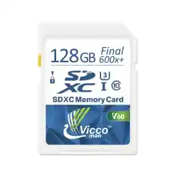 کارت حافظه SDXC ویکومن مدل Extra کلاس 10 استاندارد UHS-I سرعت90MB/S ظرفیت 128 گیگابایت