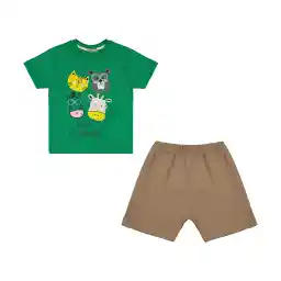 ست تی شرت و شلوارک بچگانه ایزی دو مدل 2181292004383