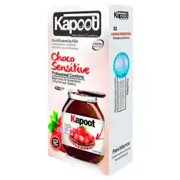 کاندوم ضد حساسیت مدل Choco Sensitive کاپوت بسته 12 عددی