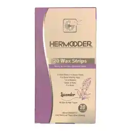 نوار موبر بدن هرمودر با رایحه اسطوخودوس - بسته 20 عددی