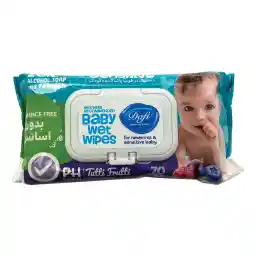 دستمال مرطوب کودک دافی مناسب پوست حساس 70 عددی