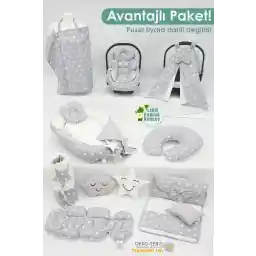 ست کامل تشک، بالش، تخت خواب، کوسن ارتوپدی ماشین، لوازم شیردهی و کالسکه، mordesign Babynest