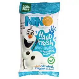 دستمال مرطوب نینو پاک کننده دست و صورت طرح انیمیشن 10 عددی