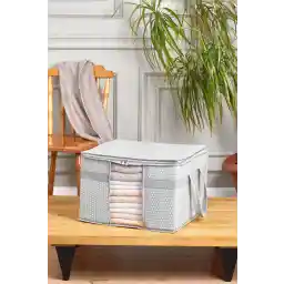 ژاکت پنجره ای سرستیل لباس Hurcu 45 x 40 x 30 سانتی متر - خال خاکستری