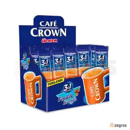 کافی میکس فندقی 3 در 1 کافه کراون اولکر بسته 40 عددی