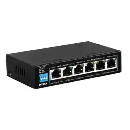 سوییچ 6 پورت دی لینک مدل DGS-F1006P-E D-link DGS-F1006P-E 6 Port Switch